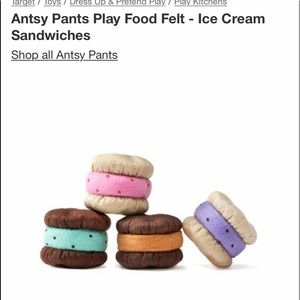 Antsy pants felt ice cream